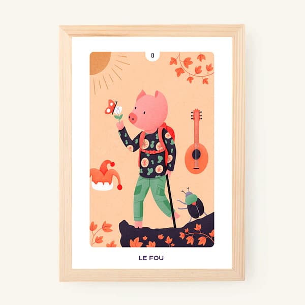 0-illustration+name La Fou - A5