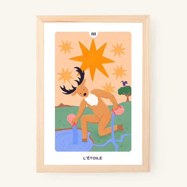 17-illustration+name L'Étoile - A5