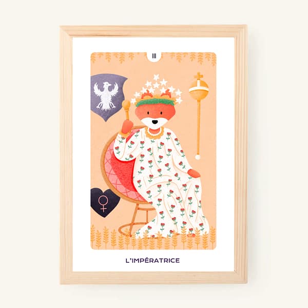 3-illustration+name L'Impératrice - A5